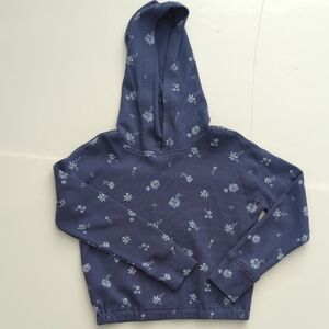 OshKosh B'gosh Gray Floral Hoodie